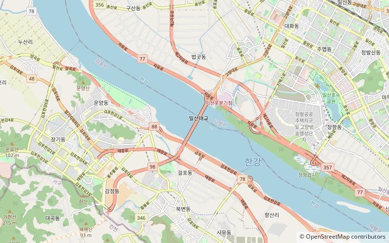 ilsan bridge goyang location map