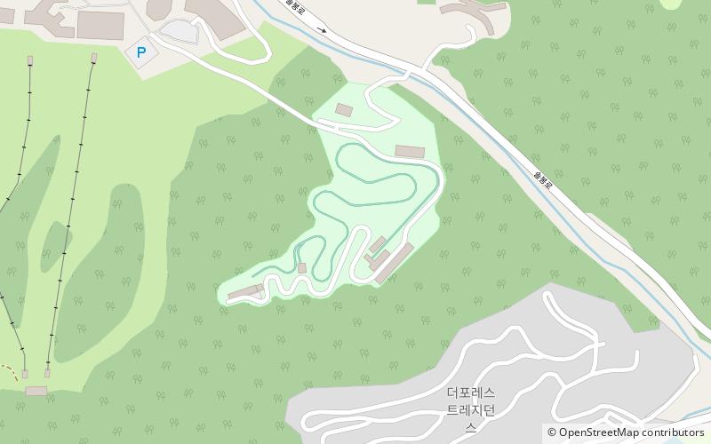 Olympic Sliding Centre location map