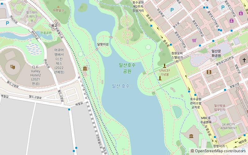 Ilsan Lake Park location map