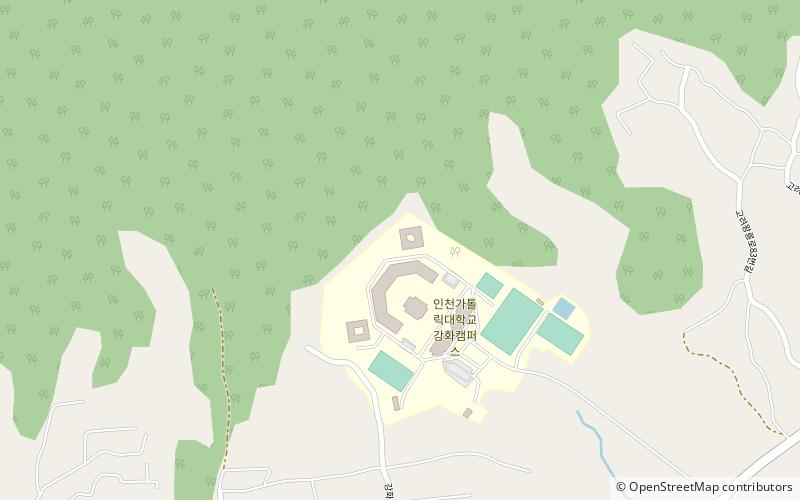 incheon catholic university wyspa ganghwa location map