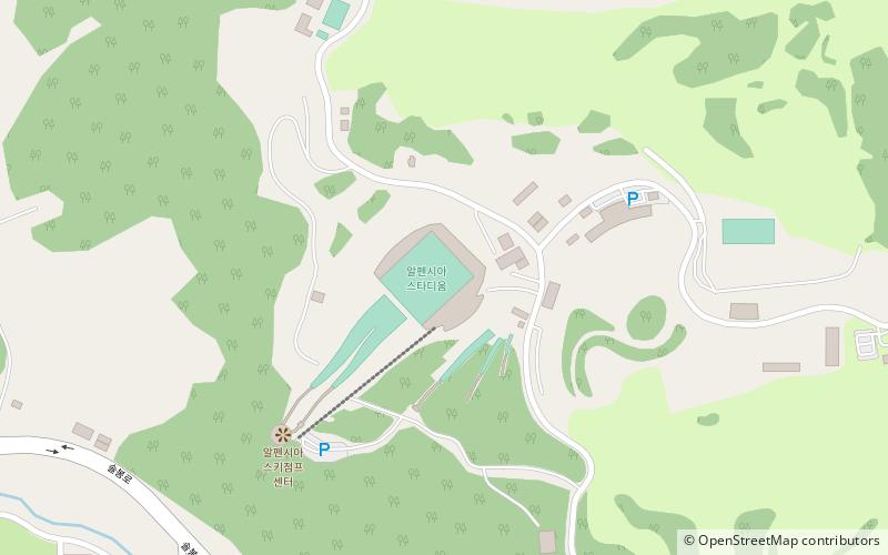 Alpensia Ski Jumping Stadium location map