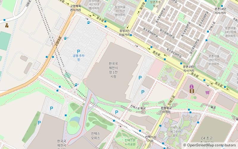 Korea International Exhibition Center location map
