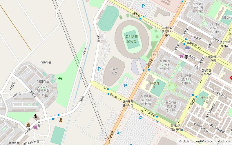 Goyang Gymnasium location map