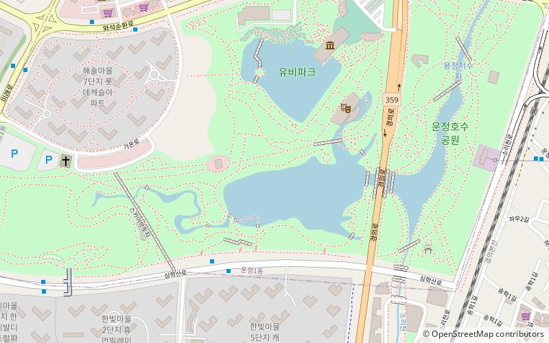 unjeong lake park paju location map