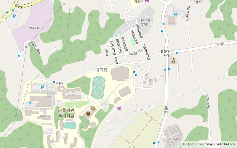 Catholic Kwandong University Gymnasium location map