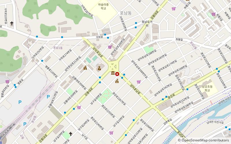 changhojonghap exhibition hall gangneung location map