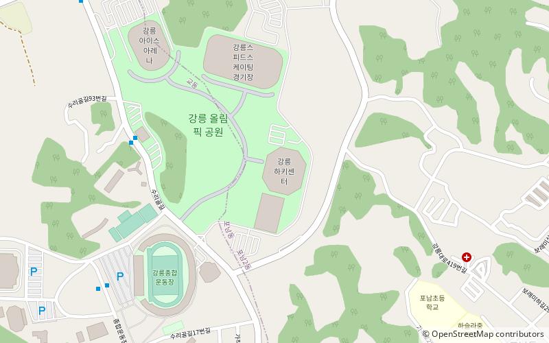 gangneung hockey centre location map