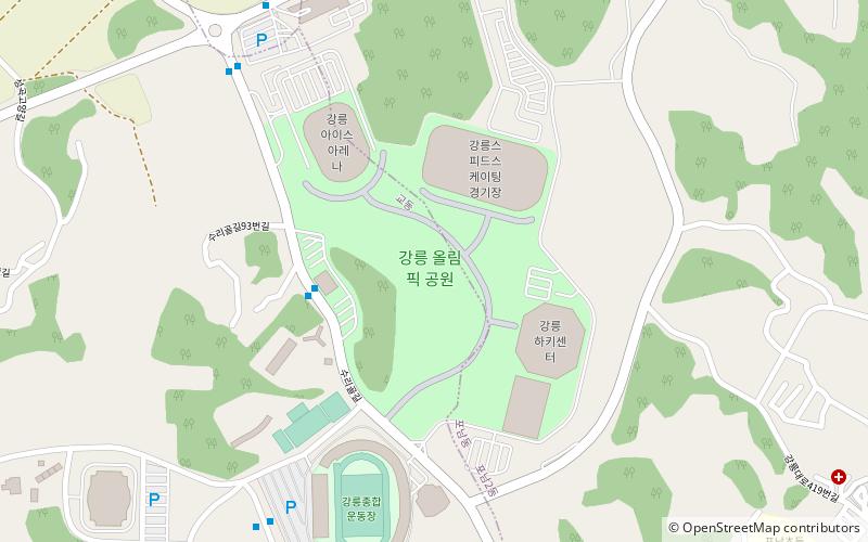 Gangneung Olympic Park location map
