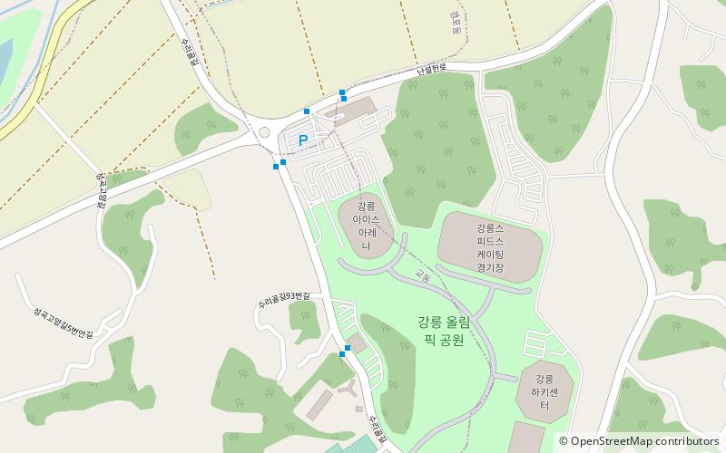 Gangneung Ice Arena location map