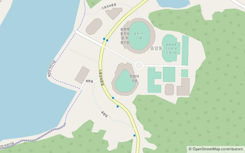 chuncheon baseball stadium location map