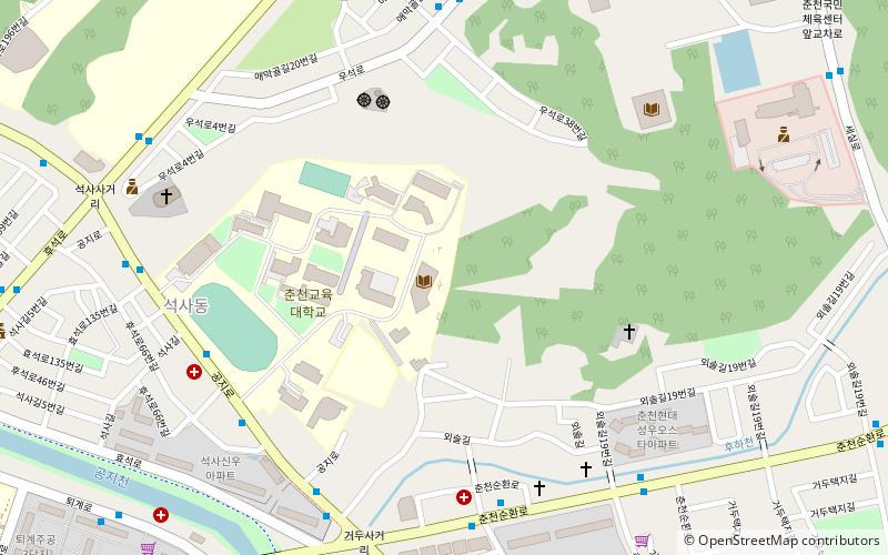 Université nationale de pédagogie de Chuncheon location map