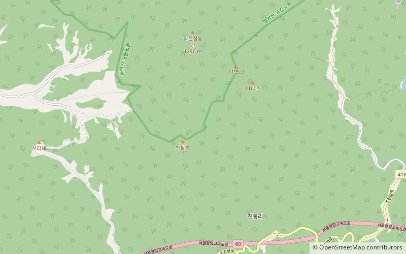 gachilbong park narodowy seoraksan location map