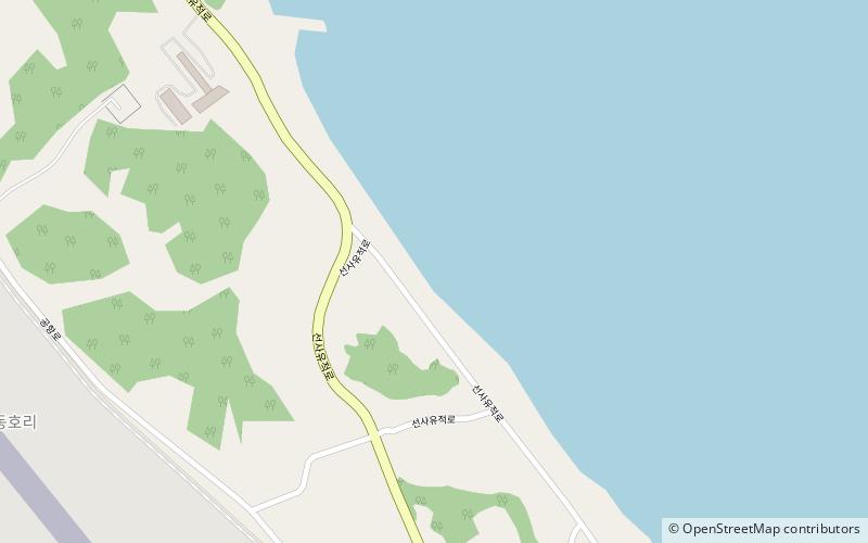 dongho beach gangneung location map