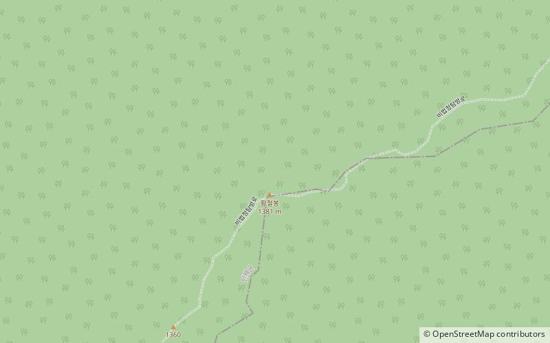 Hwangcheolbong location map