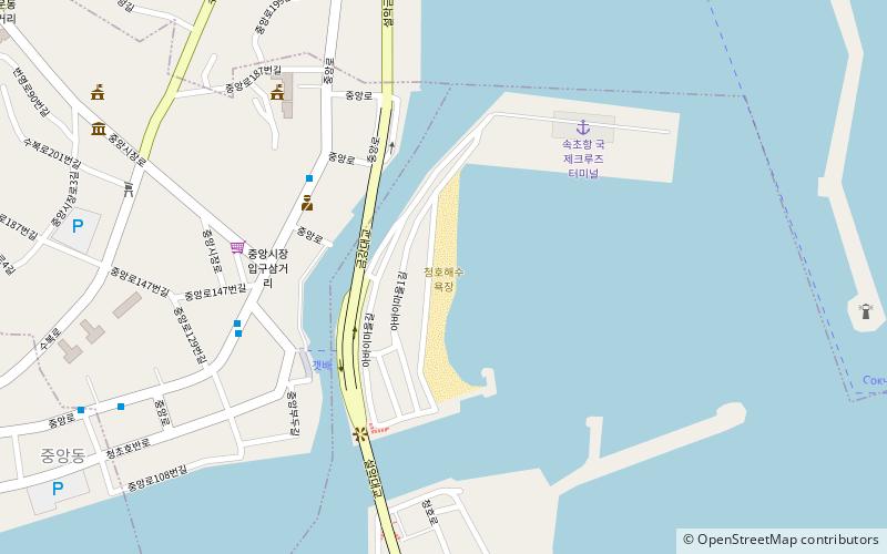 cheonghohaesuyogjang sokcho location map