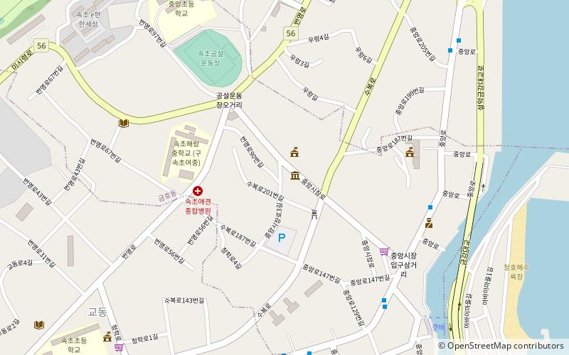 sokcho buddhism exhibition hall location map