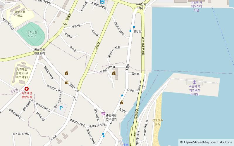 abai village sokcho location map