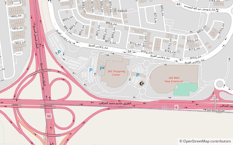 360 Mall location map