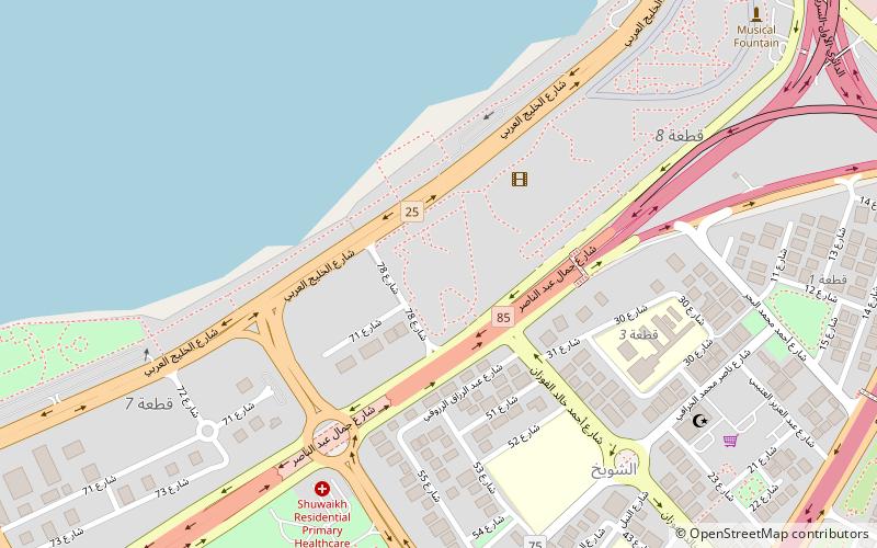 Al Salam Palace location map