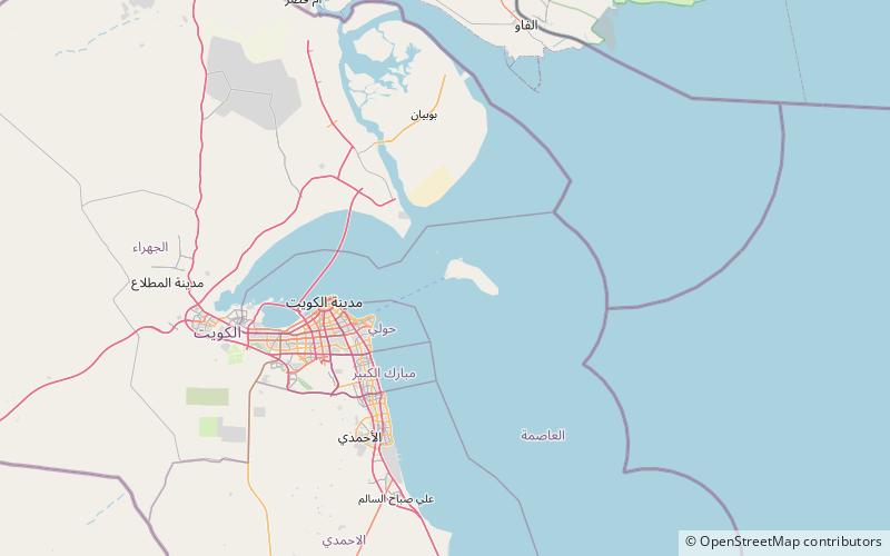 failaka island location map