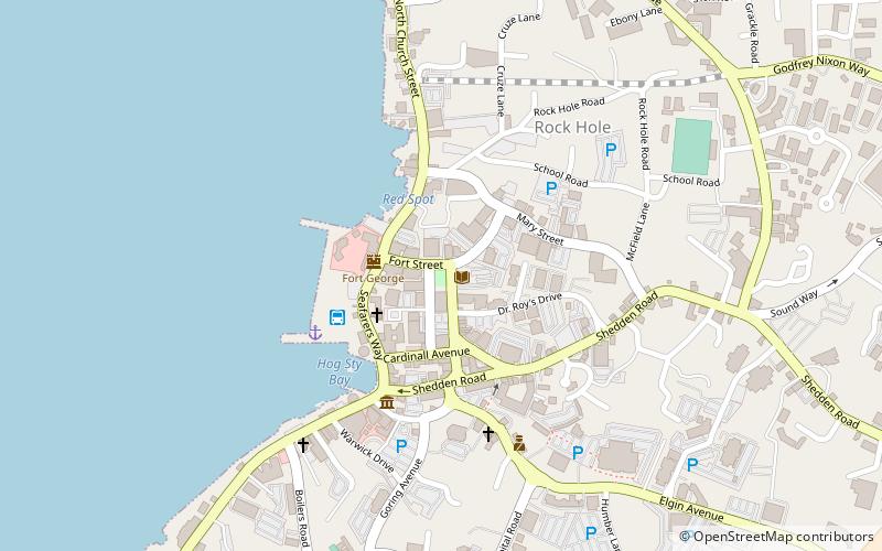 heroes square george town location map