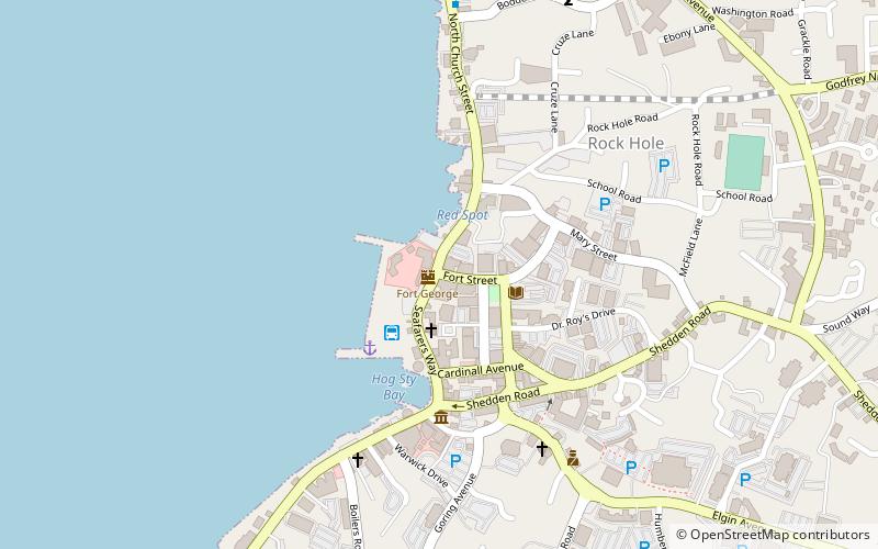 fort george george town location map