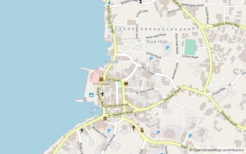 peace memorial george town location map