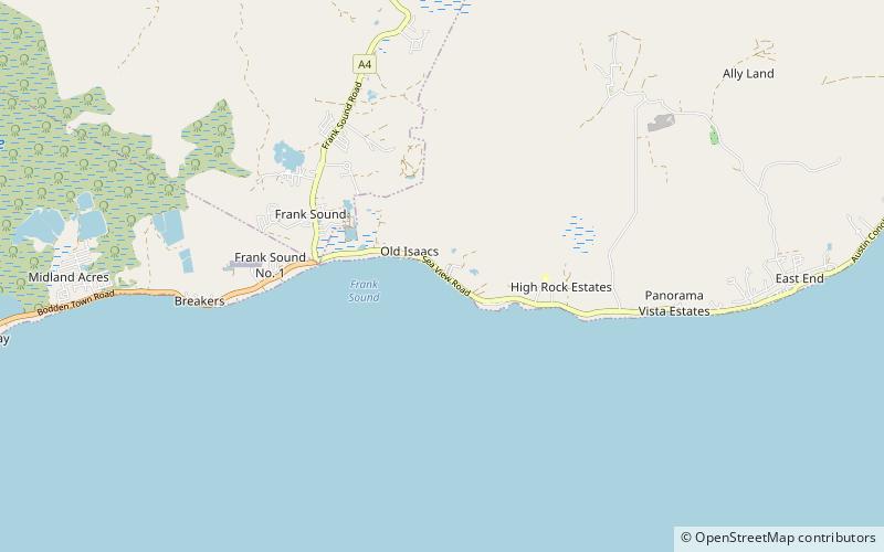 heritage beach grand cayman location map