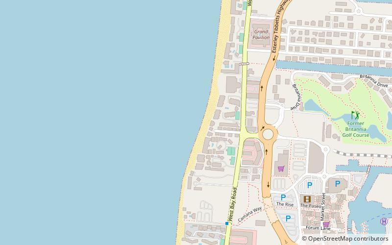 seven mile beach location map