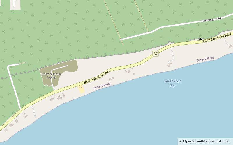 le soleil dor beach cayman brac location map