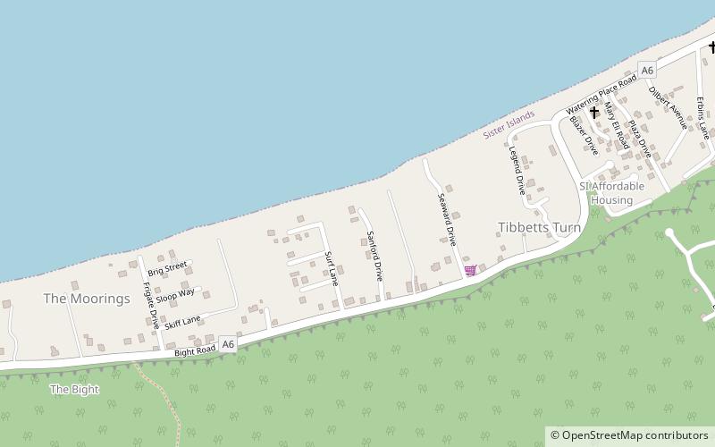 cliff cayman brac location map