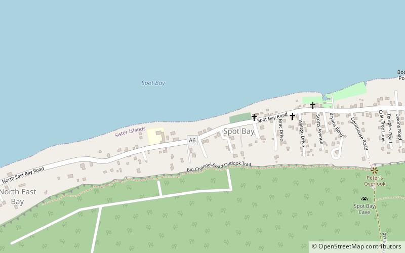 almond beach villas cayman brac location map