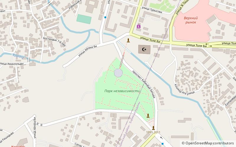 new memorial shymkent location map