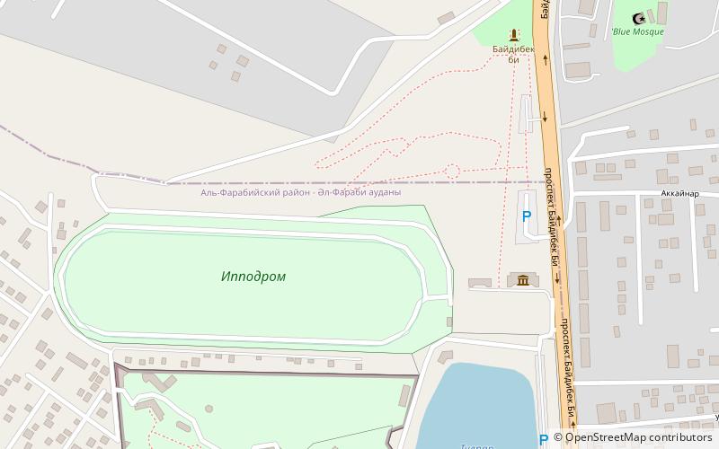 Shymkent Zoo location map