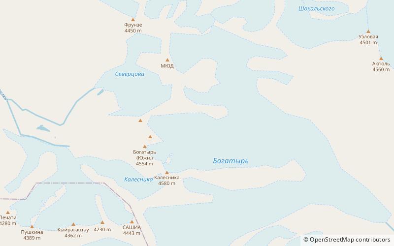 Trans-Ili Alatau location map