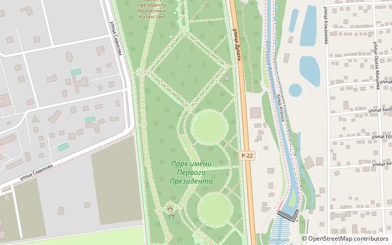 First President's Park location map