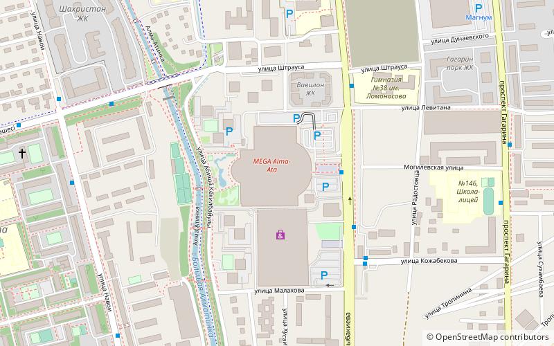 Mega Center Alma-Ata location map