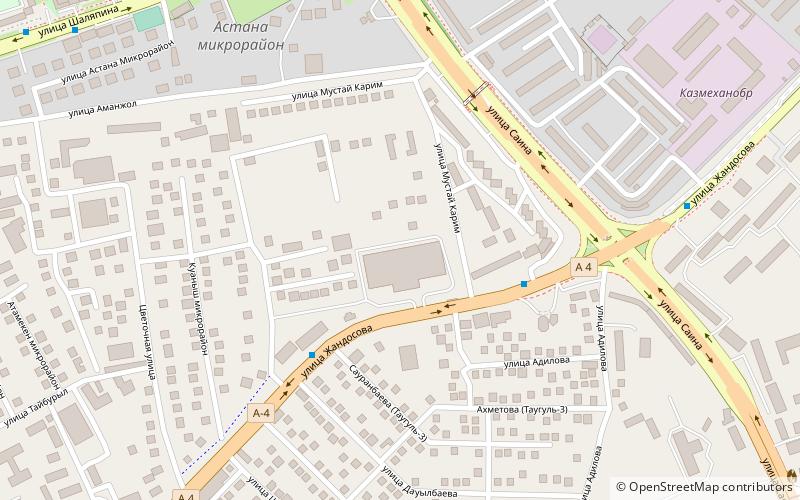 Almaty mall location map