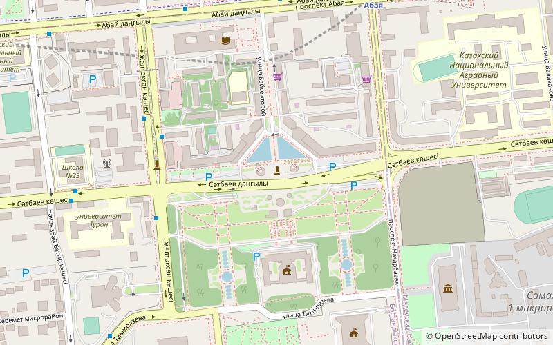 Monument of Independence of Kazakhstan location map