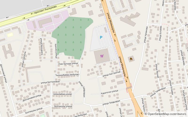 Almaty Arena location map