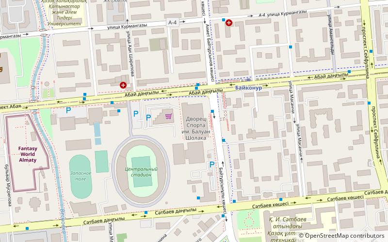 Baluan Sholak Sports Palace location map