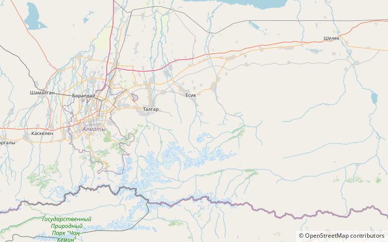 Lake Issyk location map