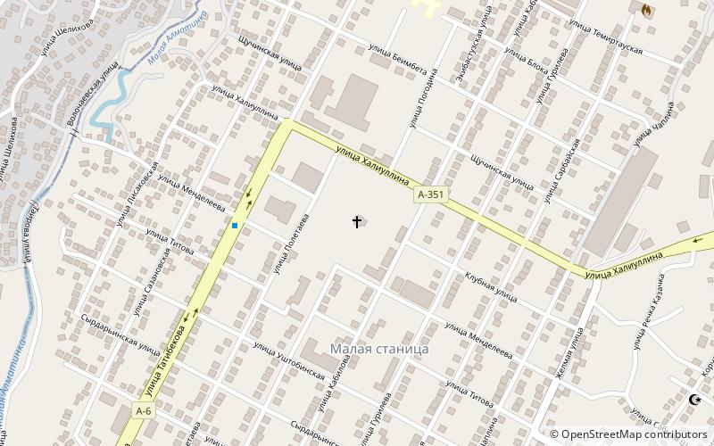 kazanskiy sobor almaty location map