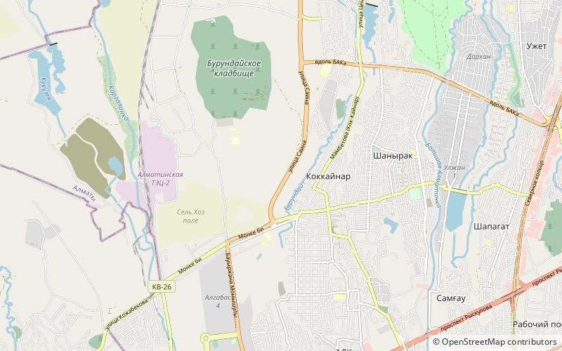 alatau district almaty location map
