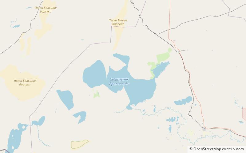 Mar de Aral Norte location map