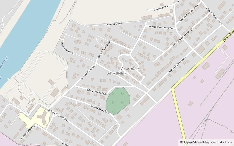Akzhaik location map