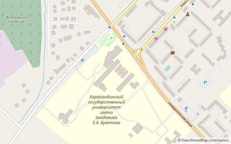 Karagandy State University location map