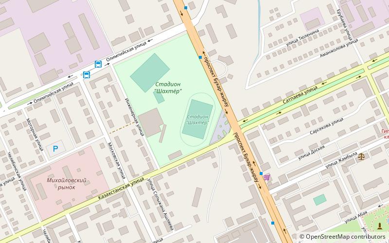 Estadio Shahter location map