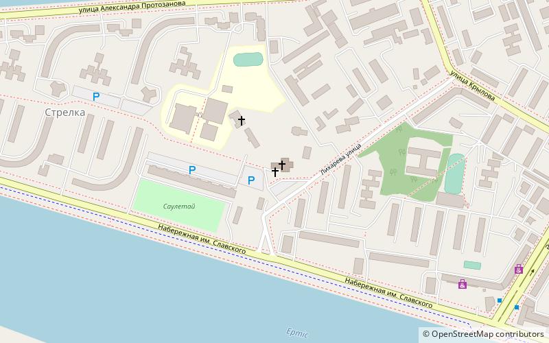 andreevskij sobor ust kamenogorsk location map