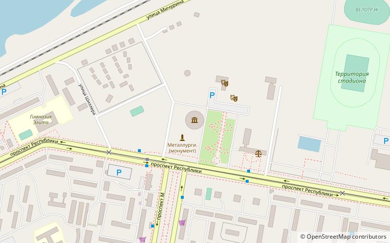 istoriko kulturnyj centr pervogo prezidenta temirtau location map